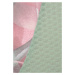 LASCANA ACTIVE Športový top  pastelovo zelená / tmavozelená / ružová / biela