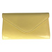 Dámska listová kabelka v žltej farbe