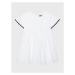 United Colors Of Benetton Letné šaty 4O9TGV00P Biela Regular Fit