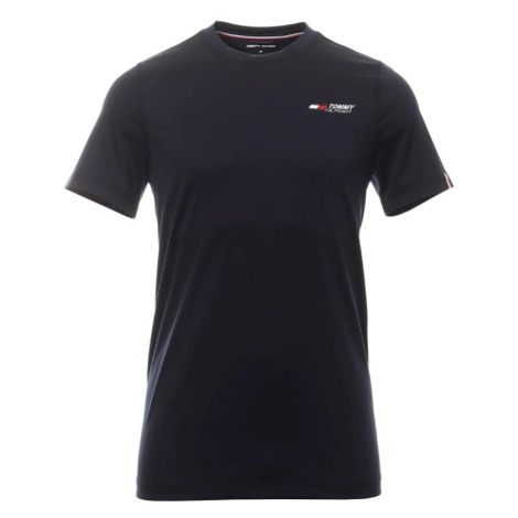 Tommy Hilfiger Tričko - ESSENTIALS TRAINING BIG LOGO TEE modré