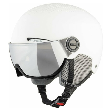 Alpina Arber Visor Q-Lite Ski Helmet White Matt Lyžiarska prilba