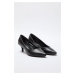 Trendyol Black Low Heel Women's Classic Heeled Shoes