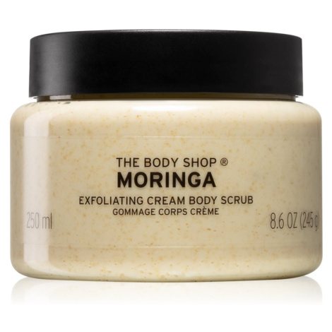 The Body Shop Moringa Body Scrub krémový peeling