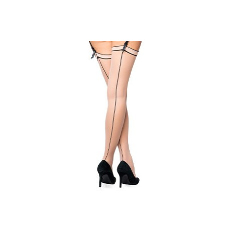 Women's sensual stockings 20 DEN - beige Gorteks