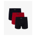 3-PACK Men's boxers ATLANTIC - dark blue, red, dark blue