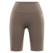 Women's short leggings ALPINE PRO GARELA walnut