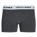 JACK & JONES Boxerky  námornícka modrá / tmavosivá / kaki / čierna