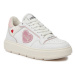 LOVE MOSCHINO Sneakersy JA15204G1IJC110C Biela