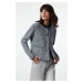 Trendyol Indigo Chenille Jacket Knitwear Cardigan