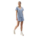 Dámske teplákové kraťasy 4F SHORTS CAS-4FWSS24TSHOF286-34S-LIGHT BLUE