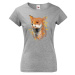 Dámské tričko s potlačou líšky - skvelý darček pre milovníčku zvierat