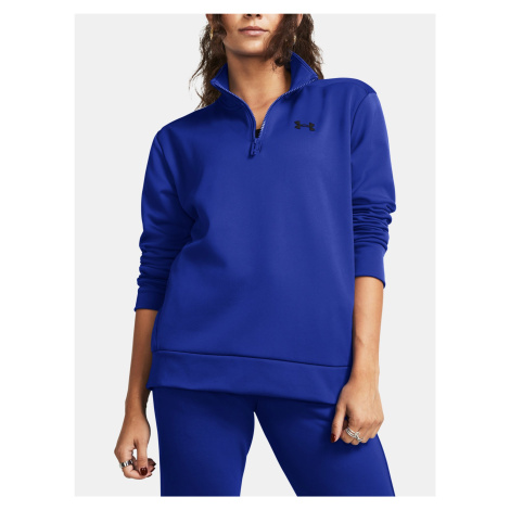 Modrá športová mikina Under Armour Armour Fleece QZ