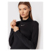 Nike Každodenné šaty Swoosh DC5306 Čierna Slim Fit