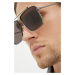 Slnečné okuliare Alexander McQueen pánske, šedá farba