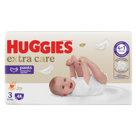 HUGGIES Detské plienky Extra Care Pants 3 veľkosť 6-11 kg 48 kusov