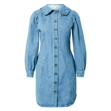 Dorothy Perkins Košeľové šaty  modrá denim