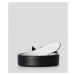 Opasok Karl Lagerfeld K/Monogram Reversible Belt Čierna