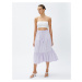 Koton Tiered Waist Midi Skirt