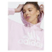 Adidas Mikina Essentials Big Logo Oversized French Terry Hoodie IL3319 Ružová Loose Fit