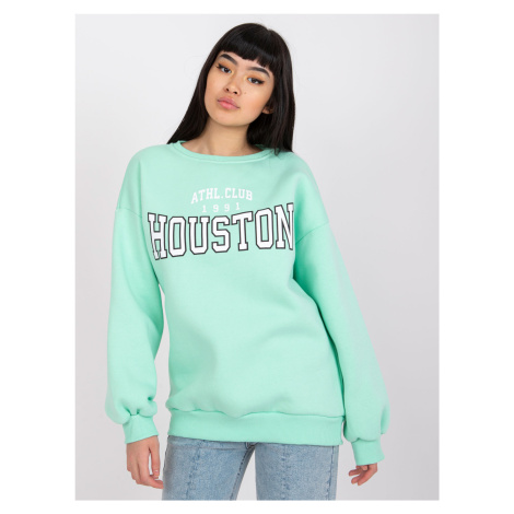Mint sweatshirt with print Los Angeles