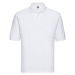 Men's White Polycotton Polo Shirt Russell