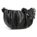 Miss Lulu štýlová dámska elegantná kabelka Sydney 25 cm - čierna