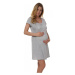 Těhotenská noční košile model 7634411 světle S - Italian Fashion