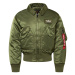 ALPHA INDUSTRIES Prechodná bunda 'CWU 45'  olivová / tmavočervená / biela