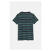 TRIČKO GANT STRIPED SS T-SHIRT EVENING BLUE