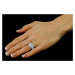 Luxusný strieborný prsteň CARMEN so zirkónmi