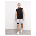 LC Waikiki Men's Hooded Sleeveless Printed Sports T-Shirt