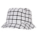 Check Bucket Hat White/Grey