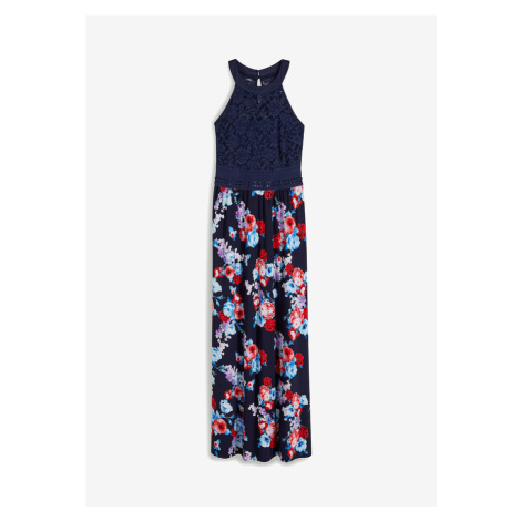 Maxi šaty s kvetovanou potlačou bonprix