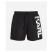 Plavky Karl Lagerfeld Karl Logo Short Boardshorts Black