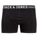 Jack & Jones Plus Boxerky 'Sense'  čierna / biela