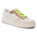 Calvin Klein Jeans Sneakersy Basket Cupsole Fluo Contrast YW0YW00920 Biela