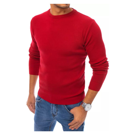 Červený pánsky sveter DStreet