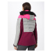 KILLTEC Outdoorová bunda  sivá / ružová / tmavoružová