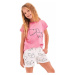 Dievčenské pyžamo Hanička ružové dog