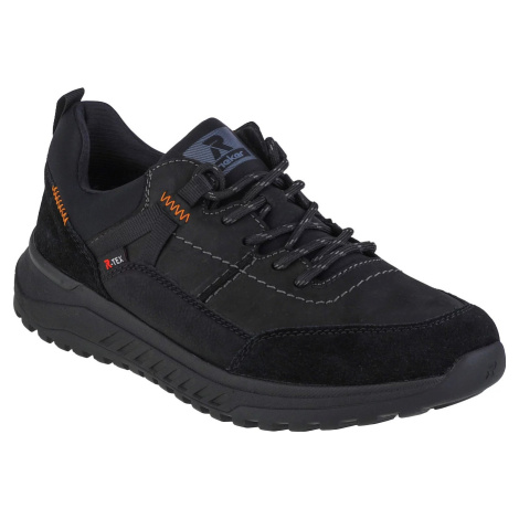 ČIERNE PÁNSKE KOŽENÉ TENISKY RIEKER EVOLUTION SNEAKERS U0100-00