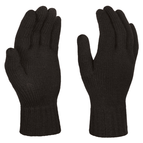 Regatta Pletené rukavice TRG201 Čierna