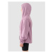 Dievčenská turistická softshellová bunda 4F JUNIOR SOFTSHELL JACKET-JWAW24TSOFF261-54S-PINK