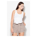 Shorts with elastic waist Katrus mocca