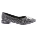 DGN Fb-15-23y Women's Crystal Square Buckle Flats