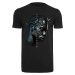 Black T-shirt with butterfly effect