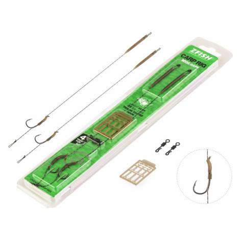 Zfish náväzec wide gape carp rig 20 cm - veľkosť háčika 2