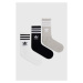 Ponožky ADIDAS ORIGINALS 3 PACK-CREW SOCK-WHITE MGREYH BLACK