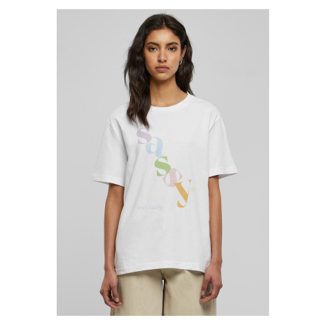 Sassy T-shirt white mister tee