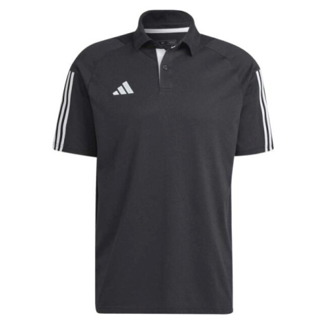 adidas TIRO23 C CO PO Pánska polo košeľa, čierna, veľkosť