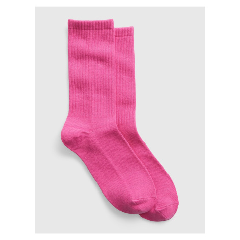 Tmavo ružové pánske ponožky GAP